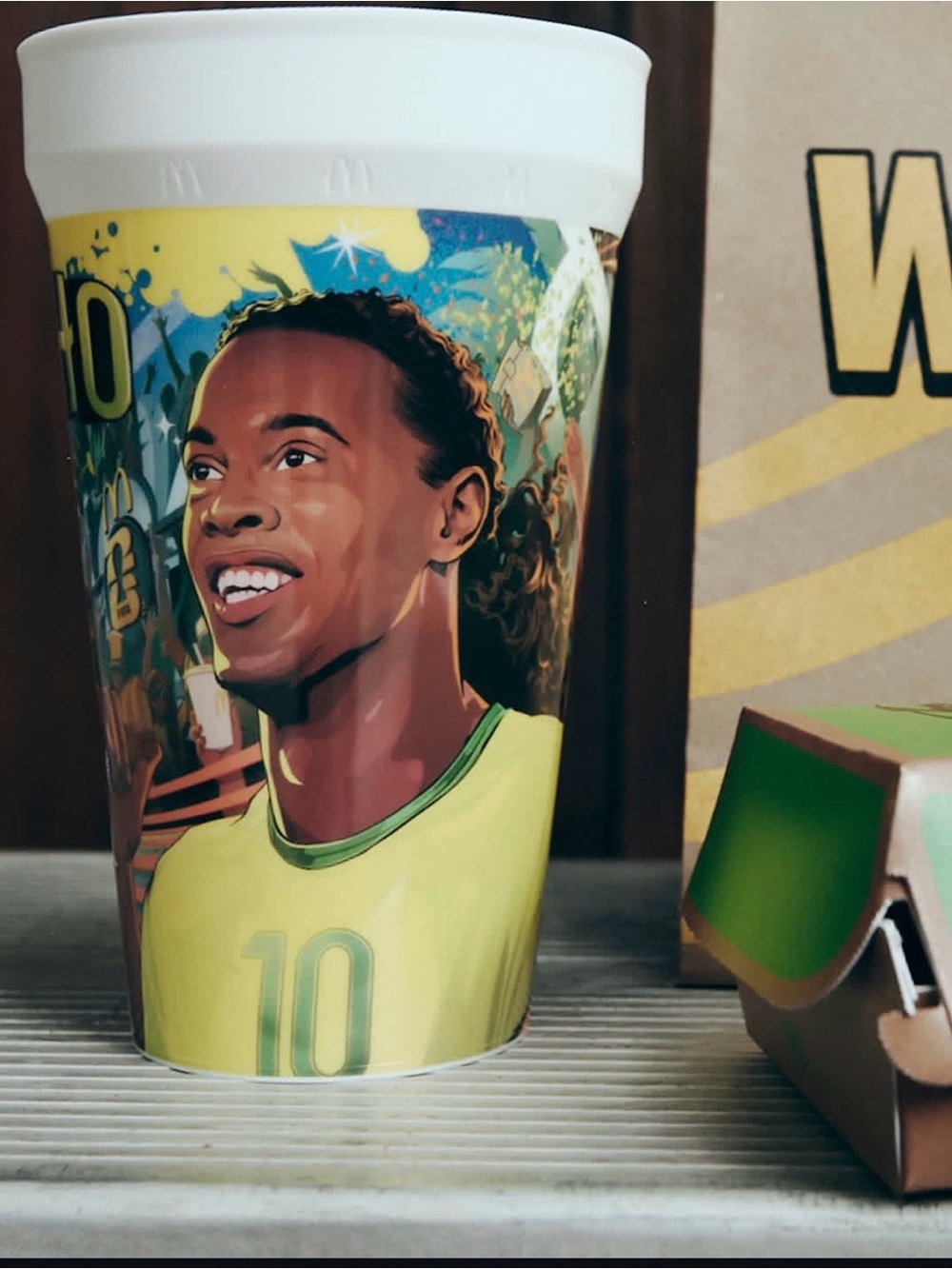McDonald's X Fifa 2026 World Cup Collectible Cup. Ronaldinho Gaùcho